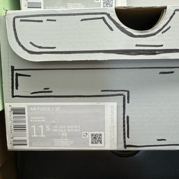 Custom cartoon Air Force 1 - Picture 7 of 7